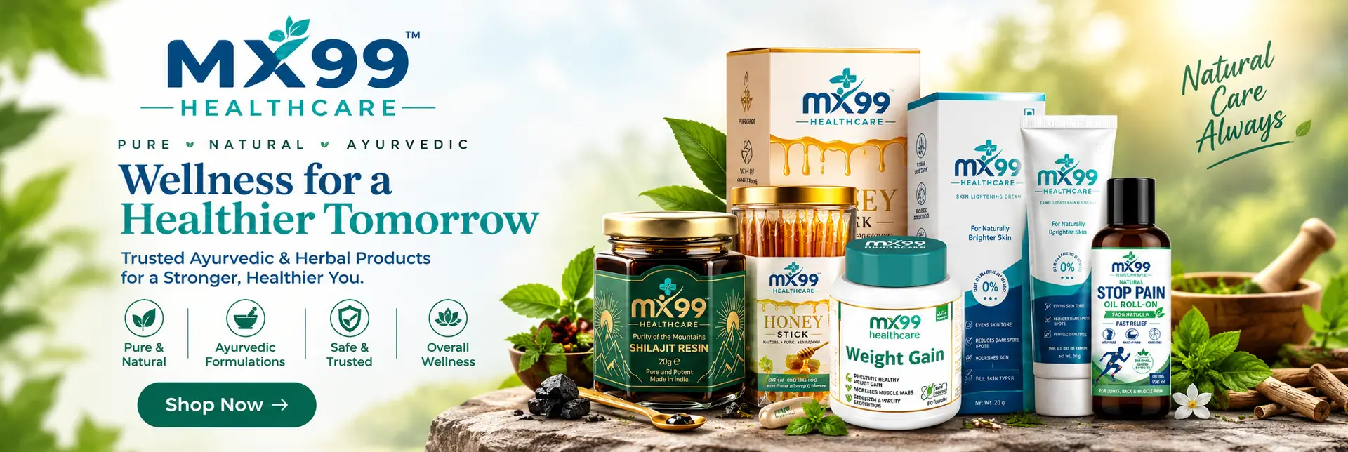 MX99 Healthcare Natural Stop Pain Oil Roll-On